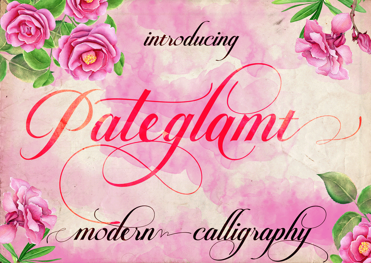Pateglamt Script demo version font
