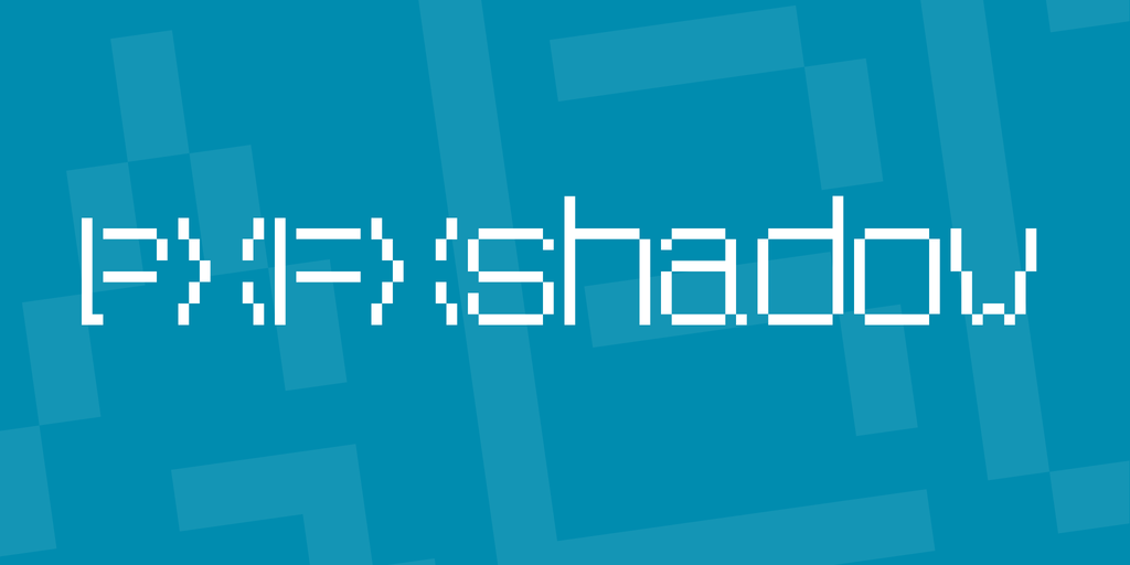 PXFXshadow font
