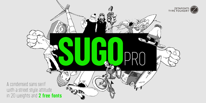Sugo Pro Display Light font