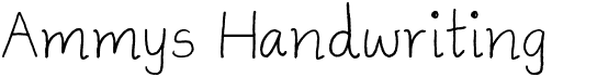 Ammys Handwriting