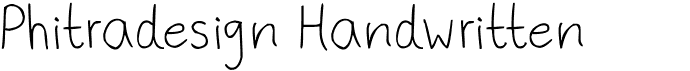 phitradesign Handwritten Thin