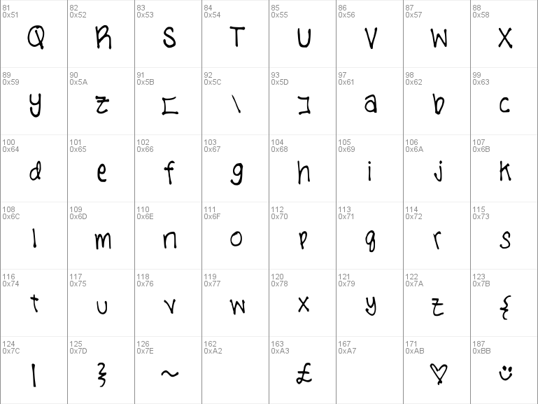 Download free Rebecca font, free Rebecca_sFont.ttf Medium font for Windows