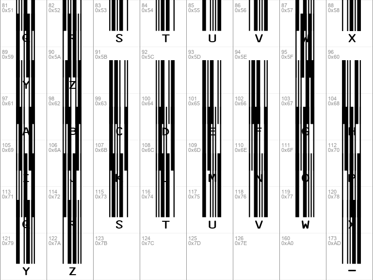 idahc39m code 39 barcode free download