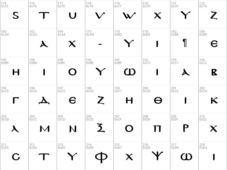 Download Free Byzantine Font, Free Byzantine-Normal.ttf Normal Font For ...