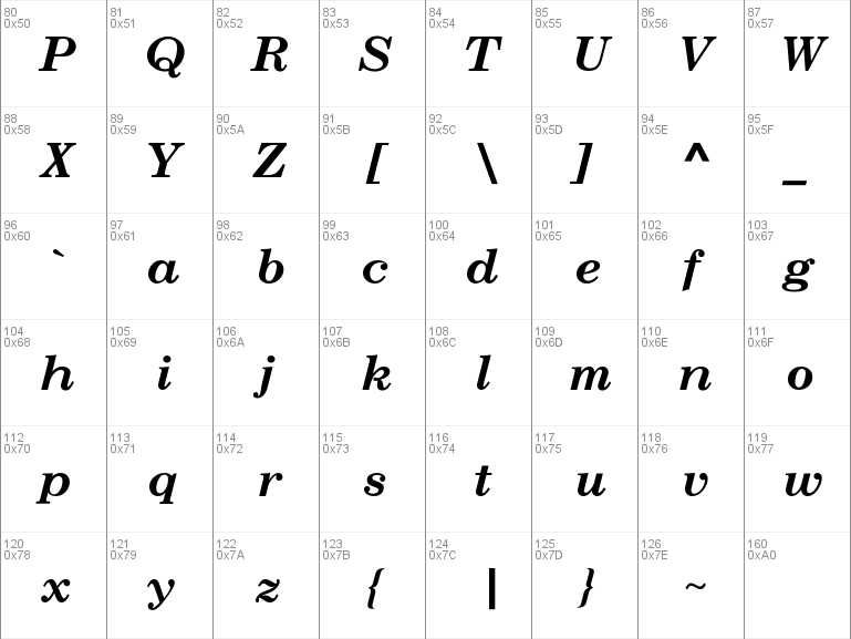 all font century schoolbook italics