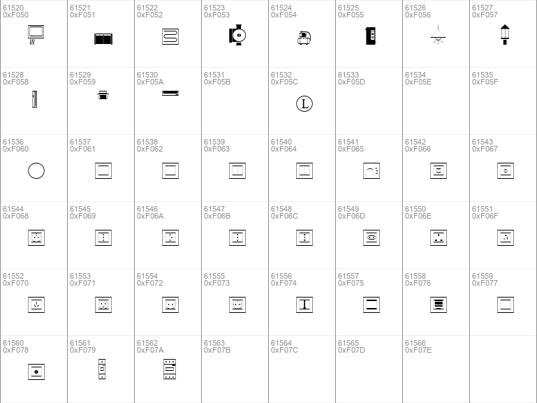 Download free EL-Symbols font, free EL-Symbols.ttf Normal font for Windows