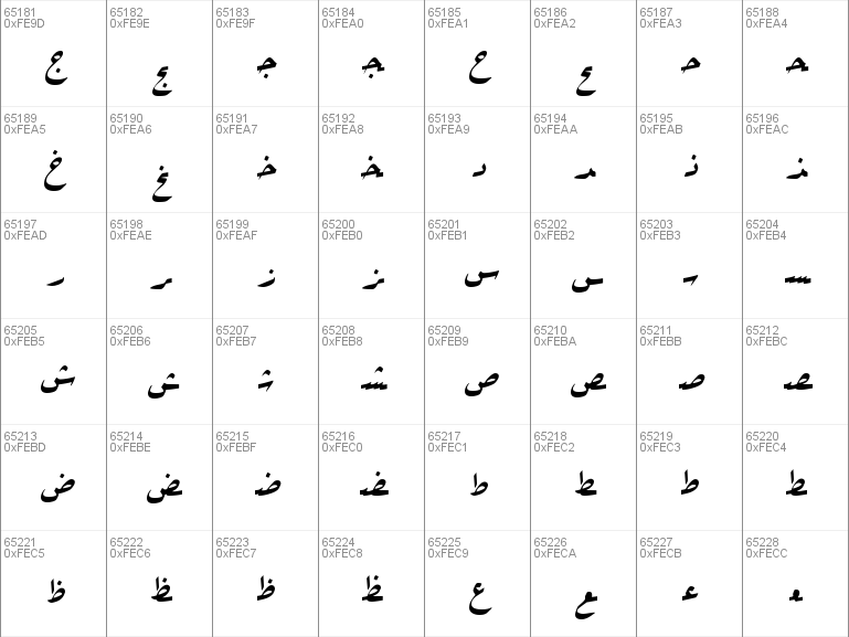 Download Download free B Arabic Style font, free BArabics.ttf Regular font for Windows
