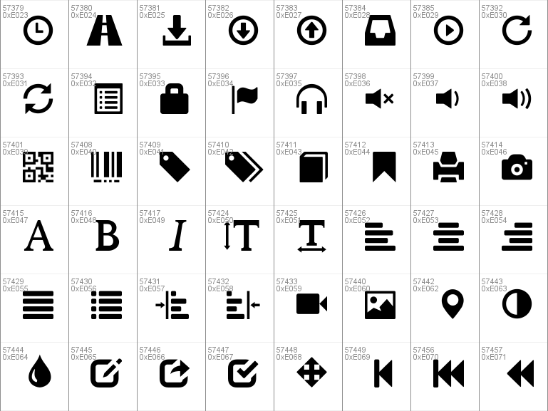 Download free GLYPHICONS Halflings font, free glyphicons-halflings ...