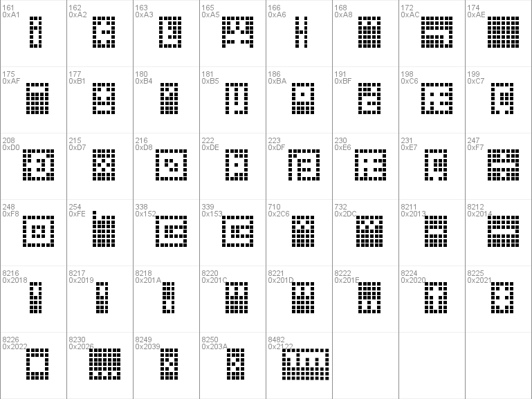 Download free Y-Grid font, free ygrid.ttf Regular font for Windows