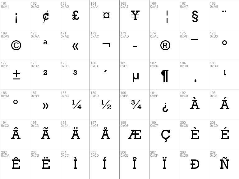 Download free Rockwell font, free ROCK.TTF Regular font for Windows
