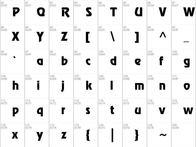 letraset revue font