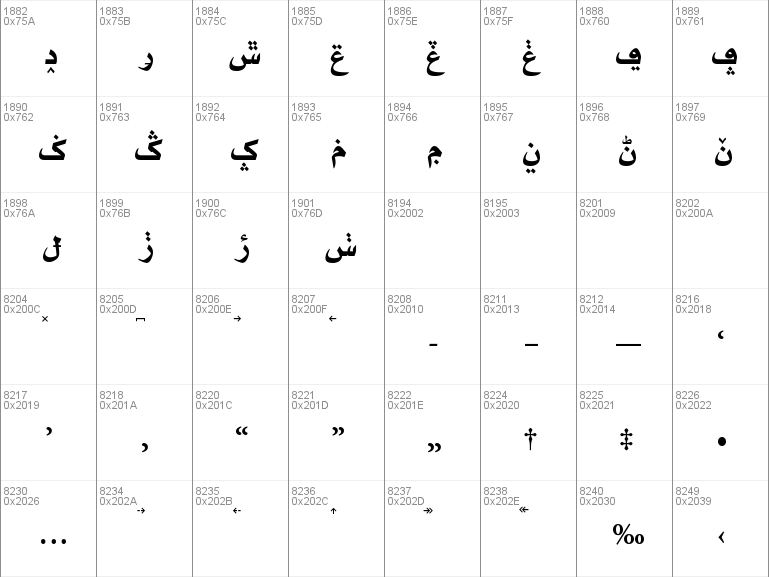 Muna arabic font