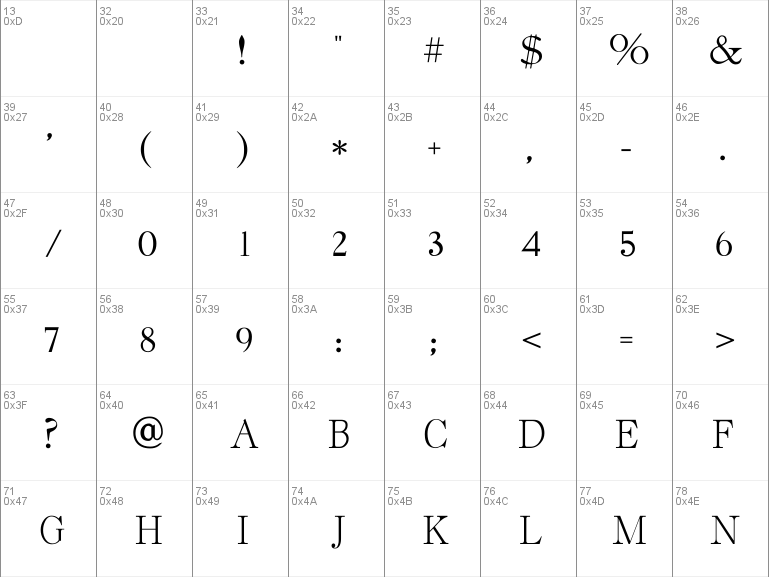 windows caslon font