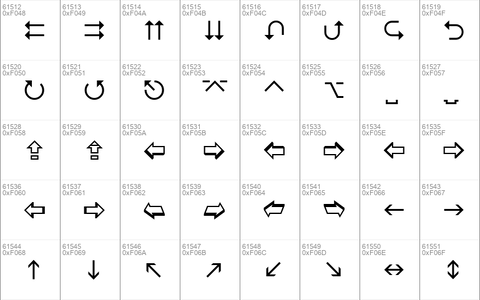 Wingdings 3 Regular