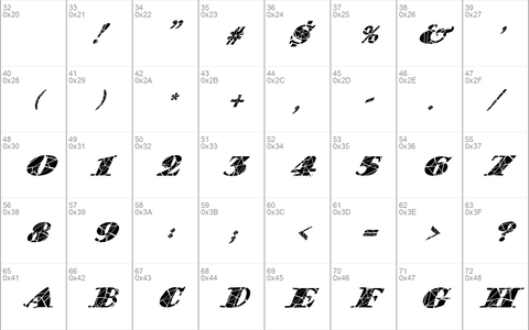 FZ JAZZY 38 CRACKED ITALIC