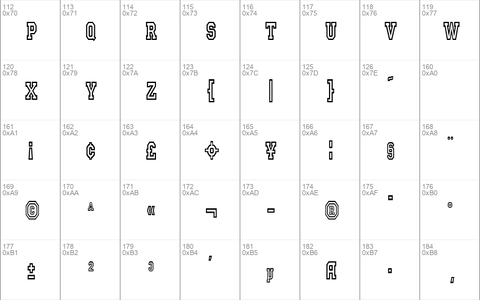 IvyLeagueCondensedOutline Regular