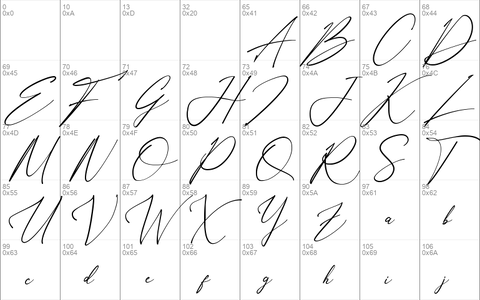 Anthoni Signature font