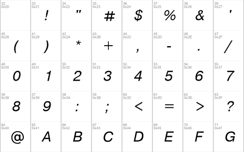 UkrainianPragmatica Italic