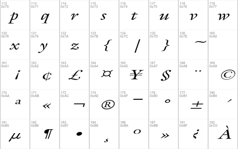 JoulliardExtended Italic