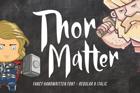 Thor Matter font