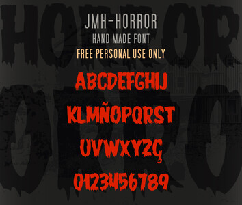 JMHHORROR font