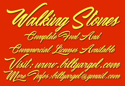 Waking Stones Personal Use font