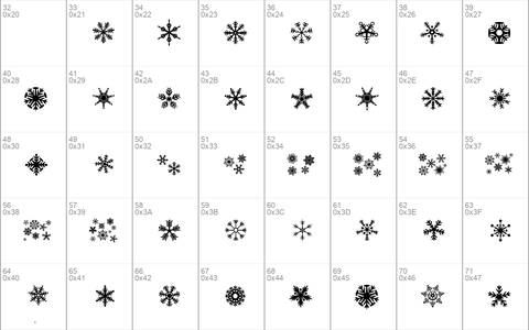 DH Snowflakes Regular