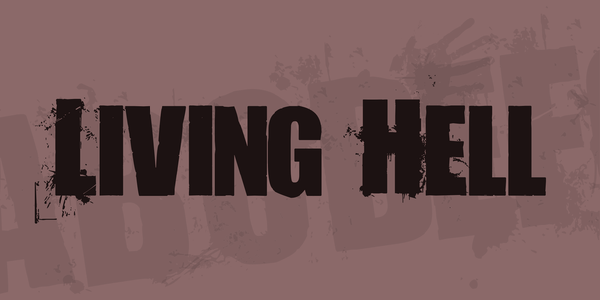 Living Hell font