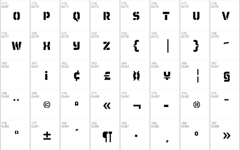 BorgstrandPro-Stencil Regular