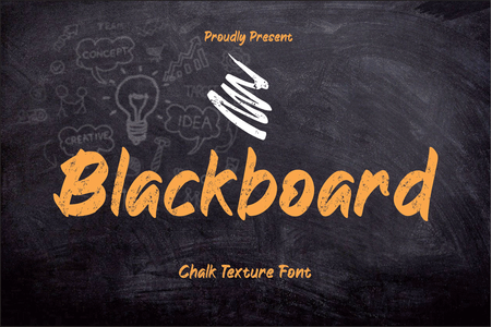 Blackboard font