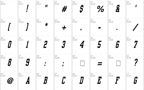 Suitcase Bold Italic