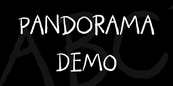 Pandorama DEMO font