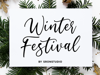 Winter Festival font