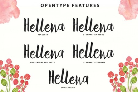 Hellena Script font