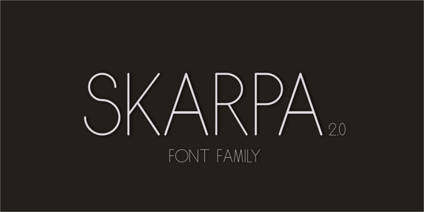 SkarpaBold2.0-Bold font