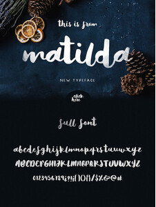 Matilda font