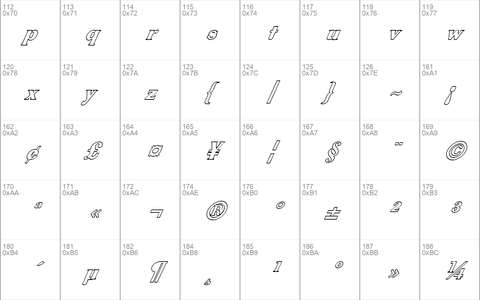 FZ ROMAN 40 HOLLOW ITALIC