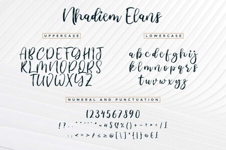 Nhadiem Elans Demo font