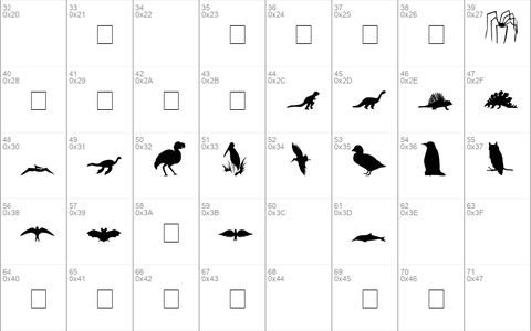 Carr Animal Dingbats