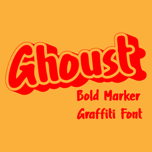 Ghoust shadow font