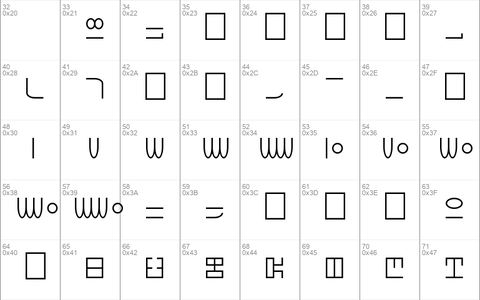 Khemitic Hieratic Regular