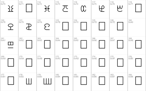 Khemitic Hieratic Regular