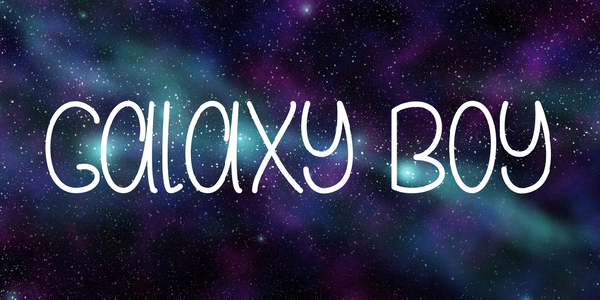 Galaxy Boy font