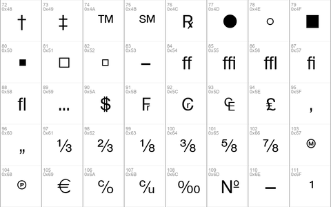 WP TypographicSymbols Regular