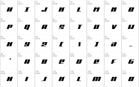 Michigan Condensed Italic