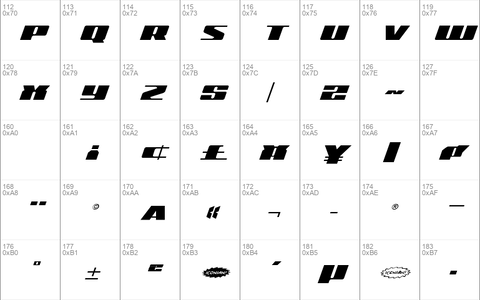 Michigan Expanded Italic