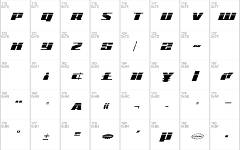 Michigan Laser Italic