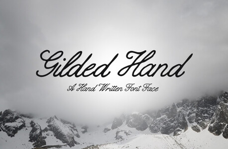 WG Gilded Hand font