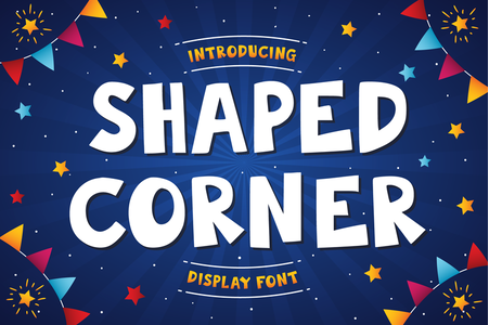 Shaped Corner-Basic font