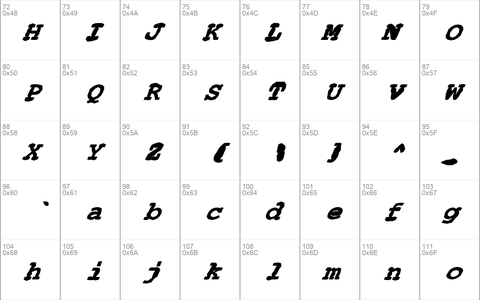 FZ BASIC 54 MANGLED ITALIC